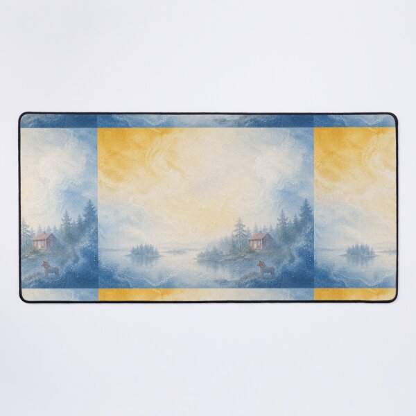 Item preview, Sweden Watercolor Travel Illustration designed and sold by AHOK-lab.