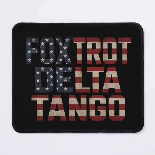Item preview, Foxtrot Delta Tango | Veteran Military Alphabet Patriotic USA Design designed and sold by ZyziowskyArt.
