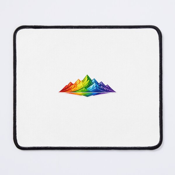 Item preview, Rainbow Pride Mountain Landscape | LGBT Nature Art designed and sold by redengineers.