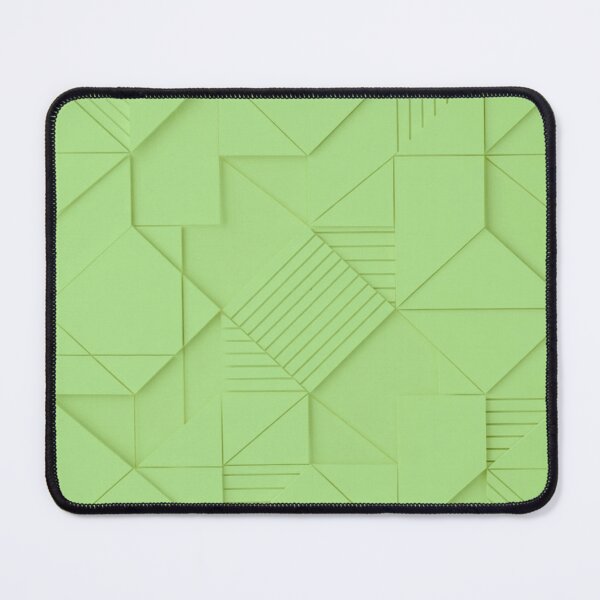 Item preview, Bold 3D Faceted Geometric Pattern Light Green designed and sold by IntelliMindDesigns.