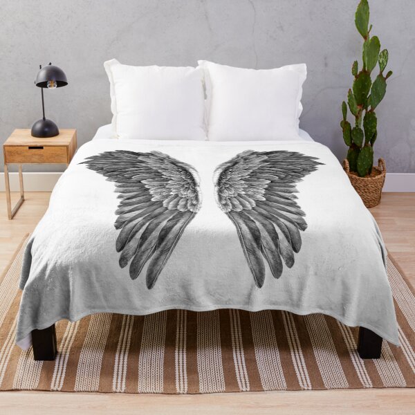 Item preview, Black Angel Wings Gothic Illustration designed and sold by OpenFrameStudio.