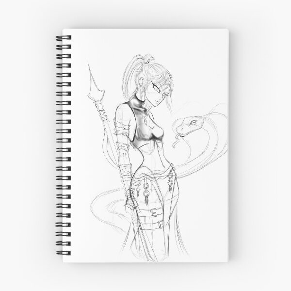 Item preview, Minimalist Dark Fantasy Serpent Art designed and sold by LeverFL.