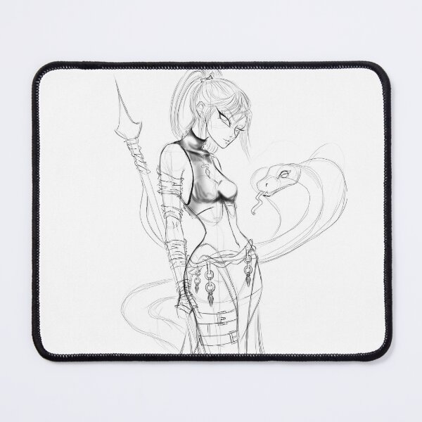 Item preview, Minimalist Dark Fantasy Serpent Art designed and sold by LeverFL.