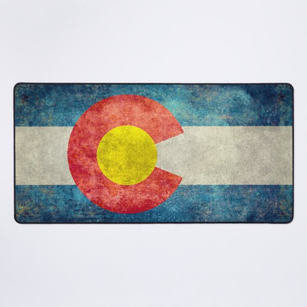 Item preview, Colorado State Flag with vintage retro style treatment designed and sold by Bruiserstang.