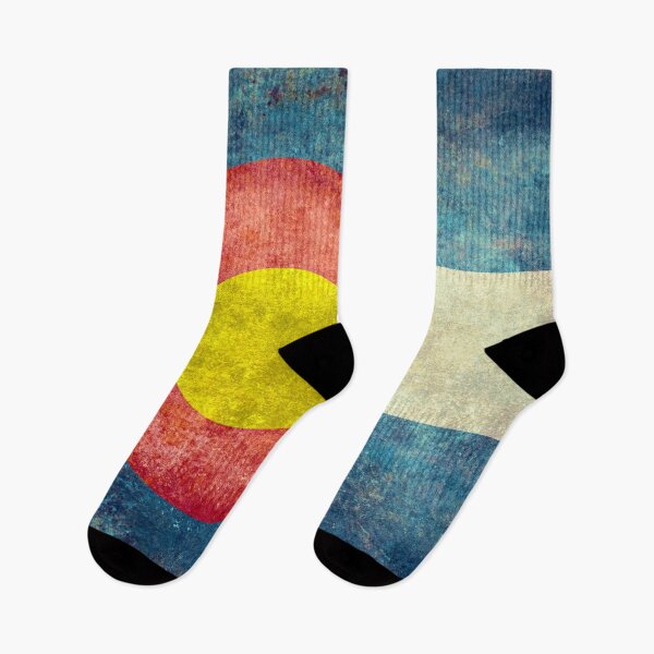 Item preview, Colorado State Flag with vintage retro style treatment designed and sold by Bruiserstang.