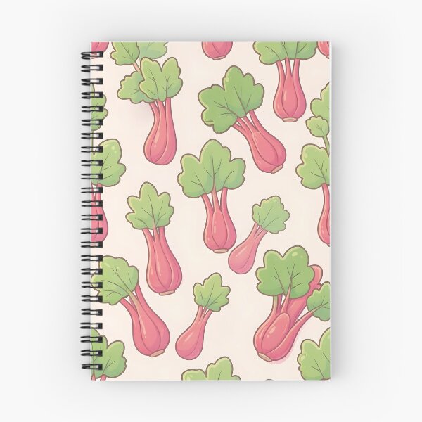 Item preview, Rhubarb Pattern – Botanical Vegetable Design designed and sold by EmeraldeaArt.