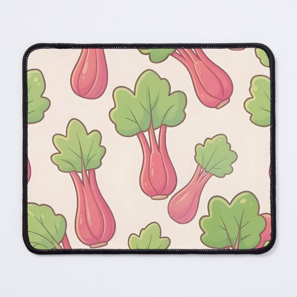 Item preview, Rhubarb Pattern – Botanical Vegetable Design designed and sold by EmeraldeaArt.