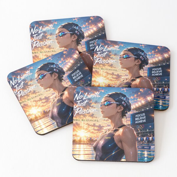 Item preview, Golden Hour Champion Swimmer designed and sold by konkapo00.