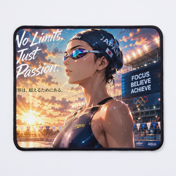 Item preview, Golden Hour Champion Swimmer designed and sold by konkapo00.