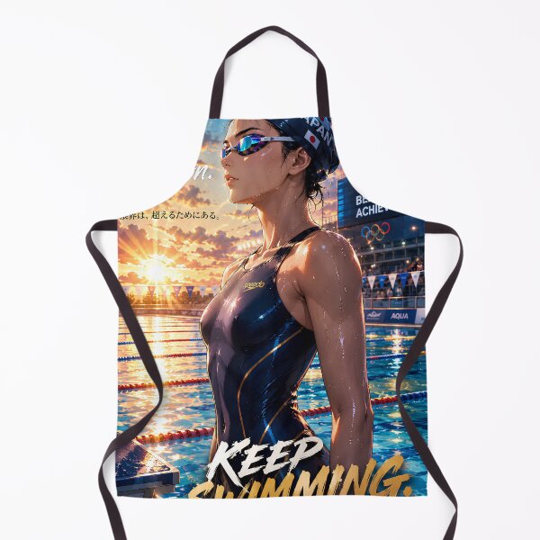 Item preview, Golden Hour Champion Swimmer designed and sold by konkapo00.