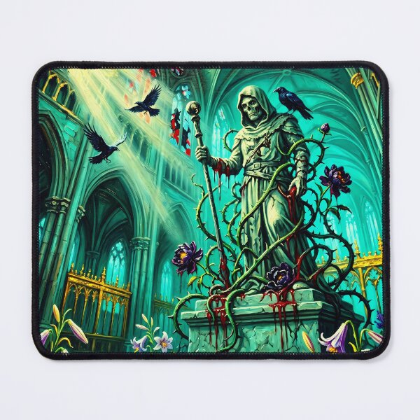 Item preview, Dark Gothic Art & Fine Art Prints (1:1 Square Posters) designed and sold by Cyber-ART-Studio.