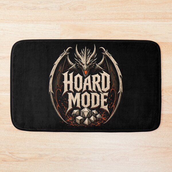 Item preview, Hoard Mode Dragon Polyhedral Dice Collection Art designed and sold by Fenay Designs.