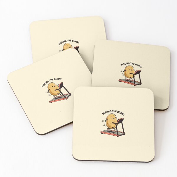Item preview, Peeling The Burn | Funny Gym Potato Workout Humor Gift designed and sold by astersgraphics.