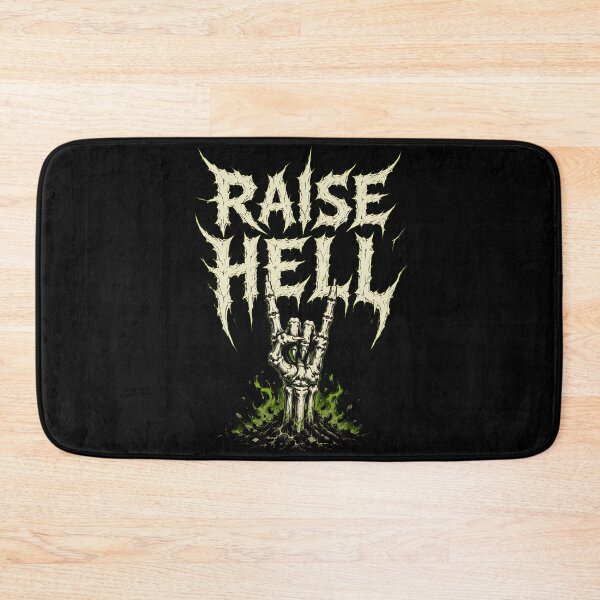 Item preview, Raise Hell Skeleton Hand Green Flame Fantasy Art designed and sold by Fenay Designs.
