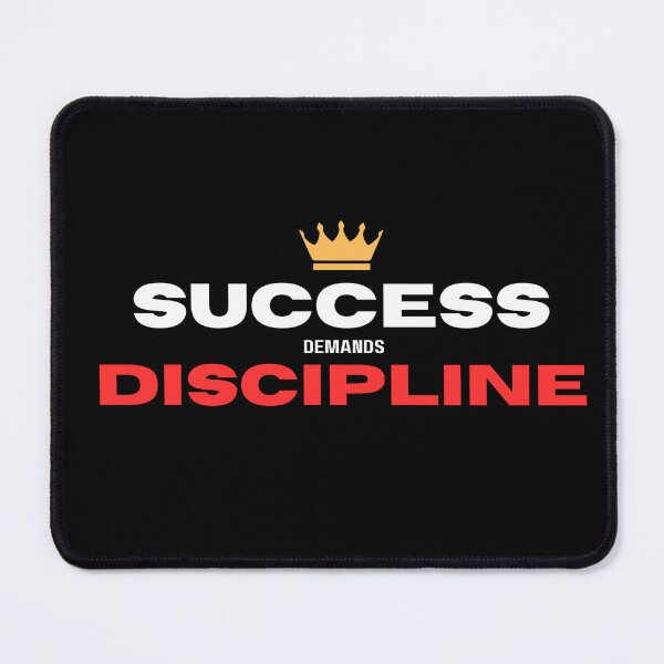 Item preview, Success Demands Discipline Quotes for Him designed and sold by WarriorsArmour.