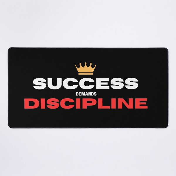 Item preview, Success Demands Discipline Quotes for Him designed and sold by WarriorsArmour.