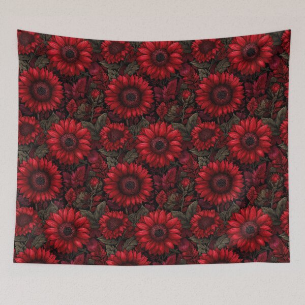 Item preview, Artistic Sunflower Print  - Birth Flower Pattern - Christmas Gifts For Women designed and sold by RoyalStarsPatts.