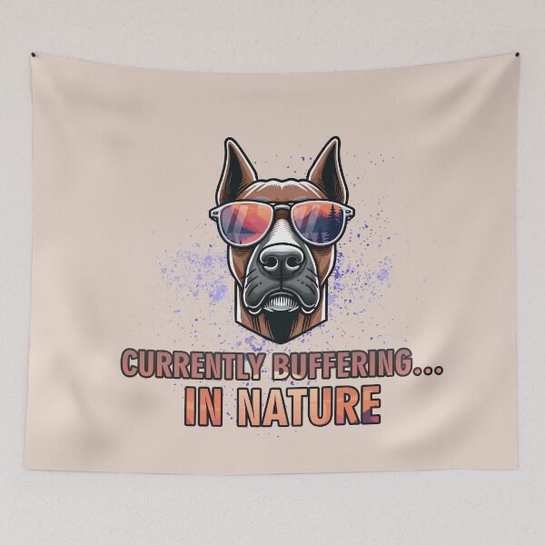 Item preview, Currently Buffering In Nature Funny Outdoor Adventure Design designed and sold by GraphicComet.