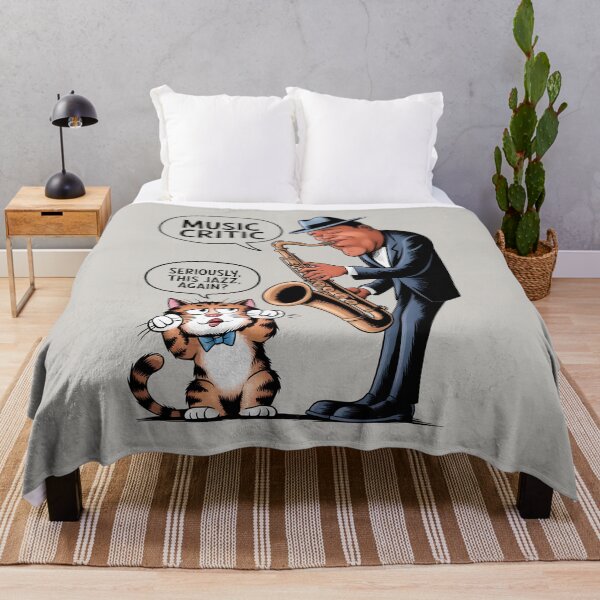 Item preview, Cat vs Saxophone - International Jazz Day designed and sold by Art-Arcade6.