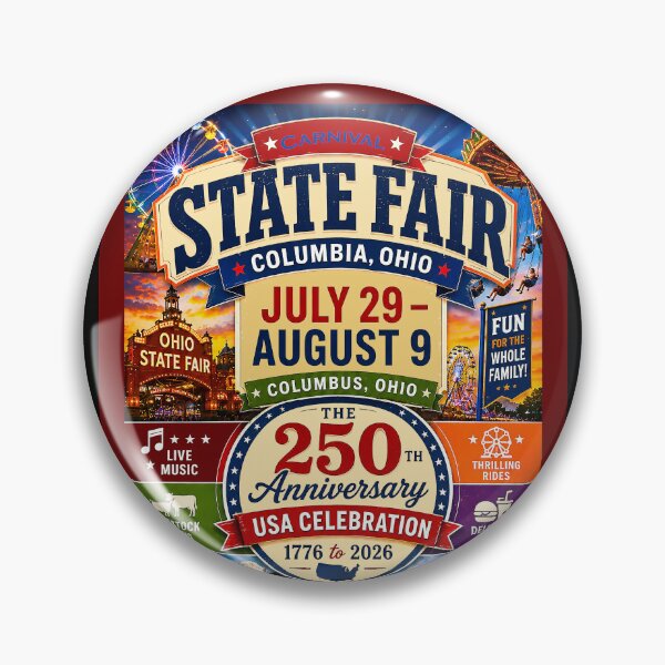 Item preview, STATE FAIR - Celebrating 250th USA Anniversary designed and sold by DBM Photo Art 1.