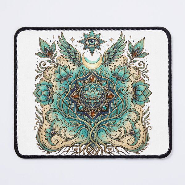 Item preview, The Tree, the Eye and the Lotus designed and sold by The Quiet Canvas By Jacky.