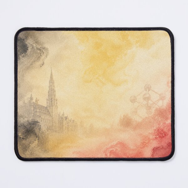 Item preview, Belgium Watercolor Travel Illustration designed and sold by AHOK-lab.