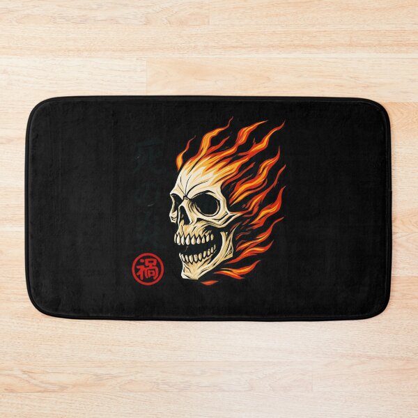 Item preview, Flaming Skull Kanji designed and sold by SiarheiYur.
