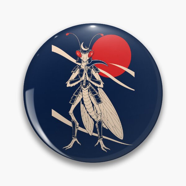 Item preview, Samurai Praying Mantis designed and sold by KungPowUnicorn.
