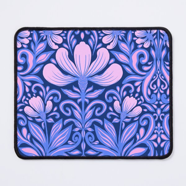 Item preview, Midnight Cobalt Garden Seamless Pattern designed and sold by AneissPiaf.