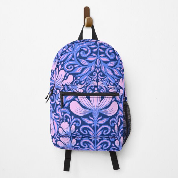 Item preview, Midnight Cobalt Garden Seamless Pattern designed and sold by AneissPiaf.