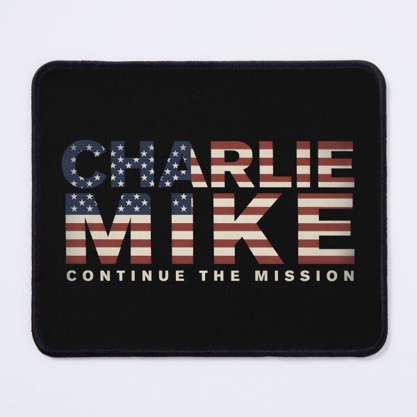 Item preview, Veteran Alphabet Charlie Mike Continue The Mission Veteran Military American Flag designed and sold by ZyziowskyArt.