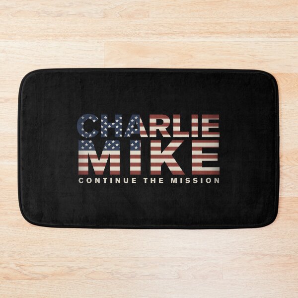 Item preview, Veteran Alphabet Charlie Mike Continue The Mission Veteran Military American Flag designed and sold by ZyziowskyArt.