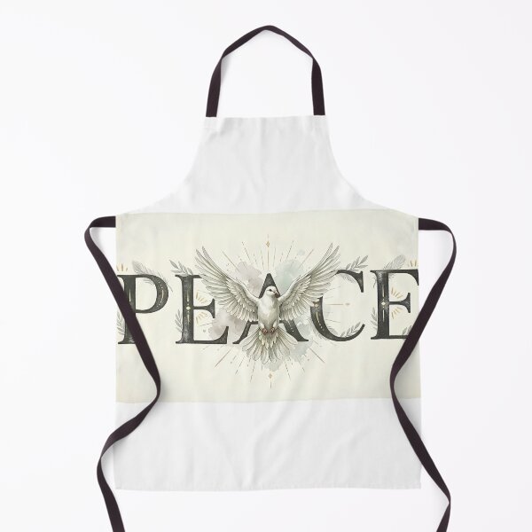 Item preview, PEACE Sacred Dove Typography Watercolor Spiritual Wall Art designed and sold by Presshue.