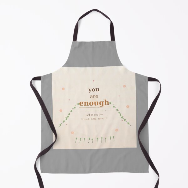 Item preview, You Are Enough — Mental Health Positive Affirmation Botanical Tee designed and sold by Stekooo.