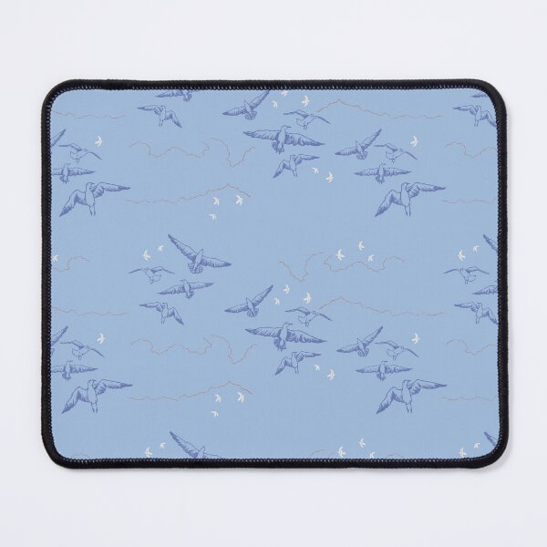 Item preview, Seagulls flying in the light blue sky designed and sold by ValentinaAssenza.