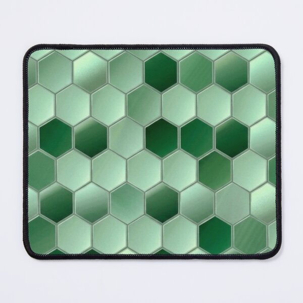 Item preview, Green Hexagon Pattern - Geometric Honeycomb Tile Seamless Design designed and sold by FashioonTrends.
