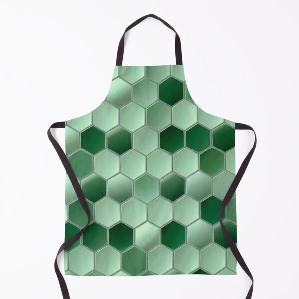 Item preview, Green Hexagon Pattern - Geometric Honeycomb Tile Seamless Design designed and sold by FashioonTrends.