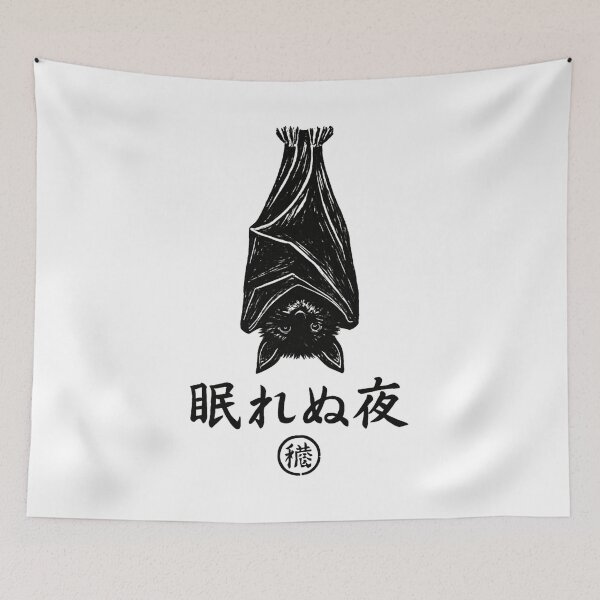Item preview, Sleepless Bat Kanji designed and sold by SiarheiYur.