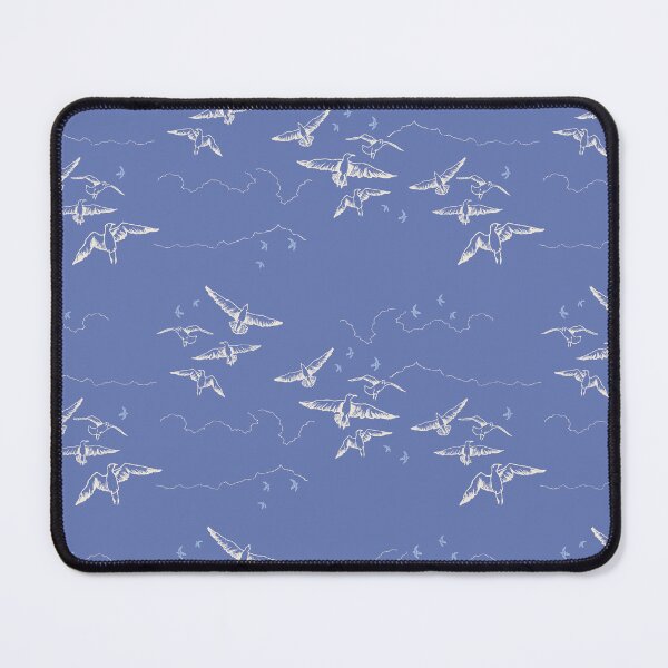 Item preview, Seagulls flying in the blue sky designed and sold by ValentinaAssenza.