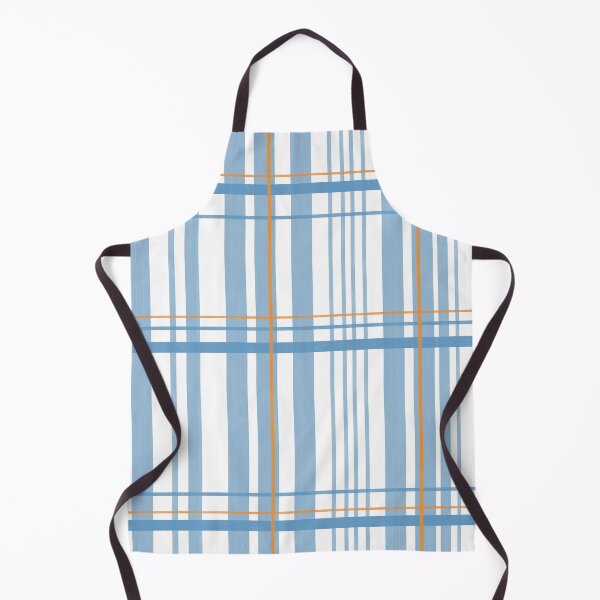 Item preview, Classic Light Blue and Orange Plaid Stripes Pattern designed and sold by Ailiida.
