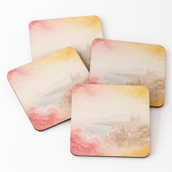 Item preview, Spain Watercolor Travel Illustration designed and sold by AHOK-lab.