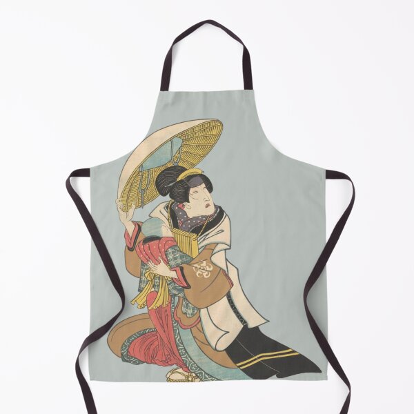 Item preview, Waiting for Spring -Modern Ukiyo-e/ Sage Green Edition designed and sold by Black Swallow.