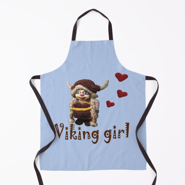 Item preview, Hand-felted Viking girl with hearts designed and sold by creaphyl28.