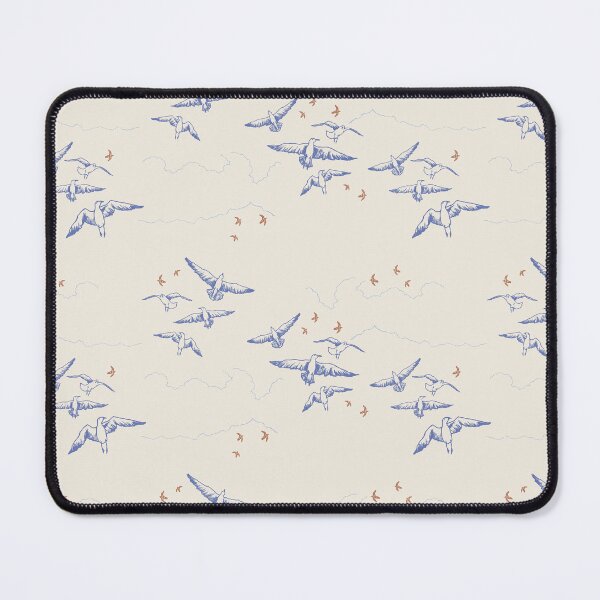 Item preview, Seagulls flying in the light pink sky designed and sold by ValentinaAssenza.