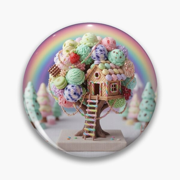 Item preview, ​The Secret Treehouse in the Ice Cream Forest. designed and sold by JoyNest = "The nest of joy".