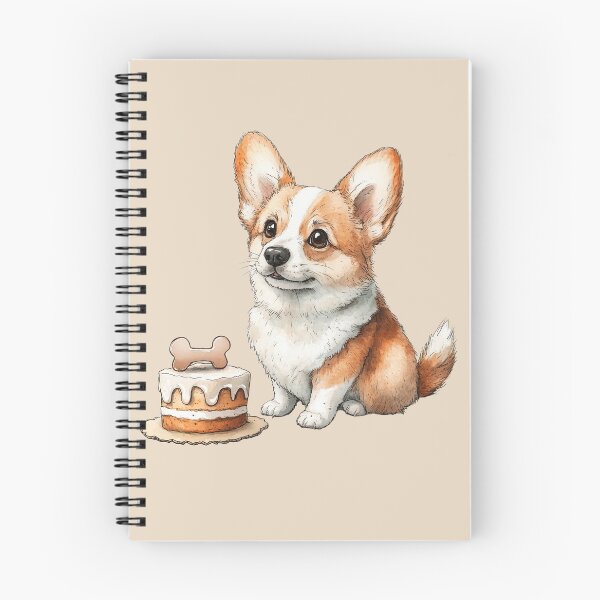 Item preview, Corgi Puppy with Birthday Cake designed and sold by Erika Kaisersot.