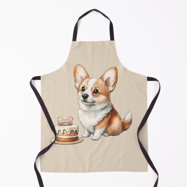Item preview, Corgi Puppy with Birthday Cake designed and sold by Erika Kaisersot.