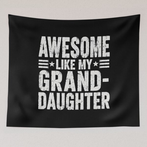 Item preview, Awesome Like My Granddaughter Grandparent Gift Grandma Grandpa designed and sold by FormalDehyena.