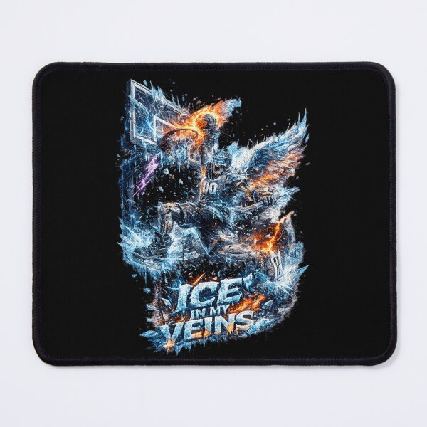 Item preview, Ice In My Veins – Legendary Fire and Ice Basketball Skeleton Dunk Design designed and sold by PLUSHIWORLDtm.