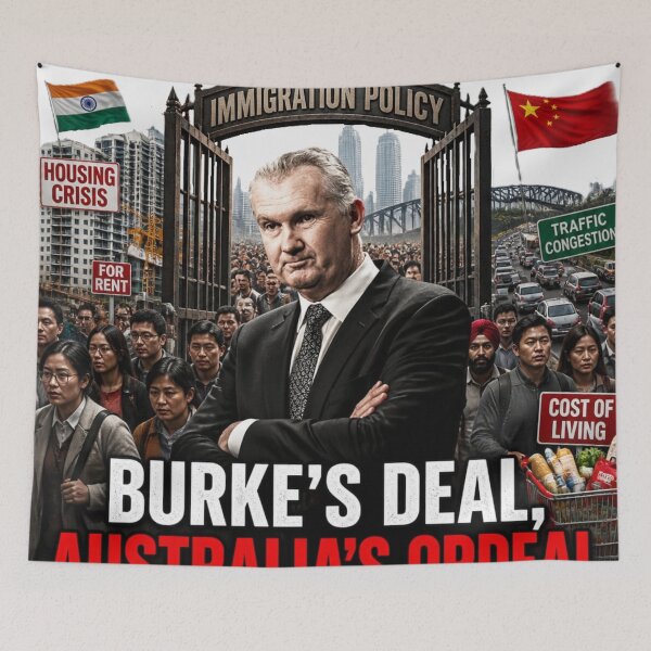 Item preview, Tony Burke - Mass Immigration designed and sold by Kirrindy Designs.